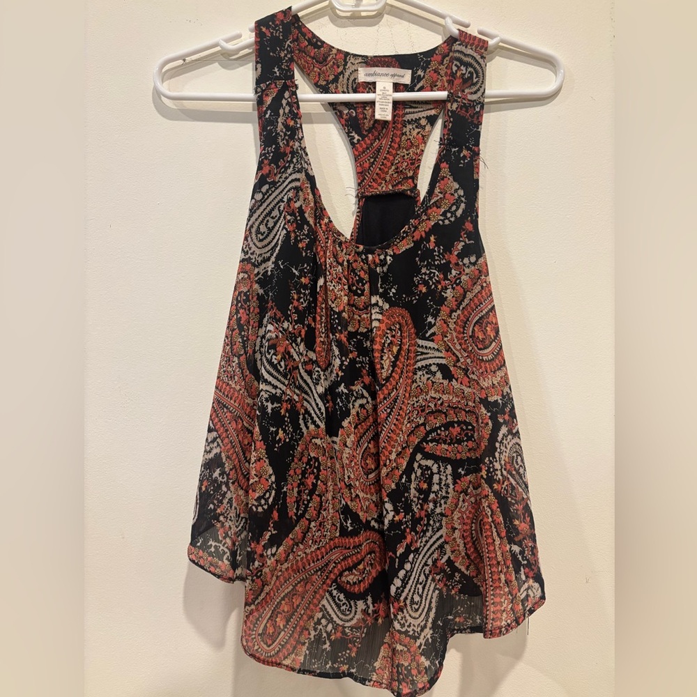 Floral Paisley Women's Tank Top